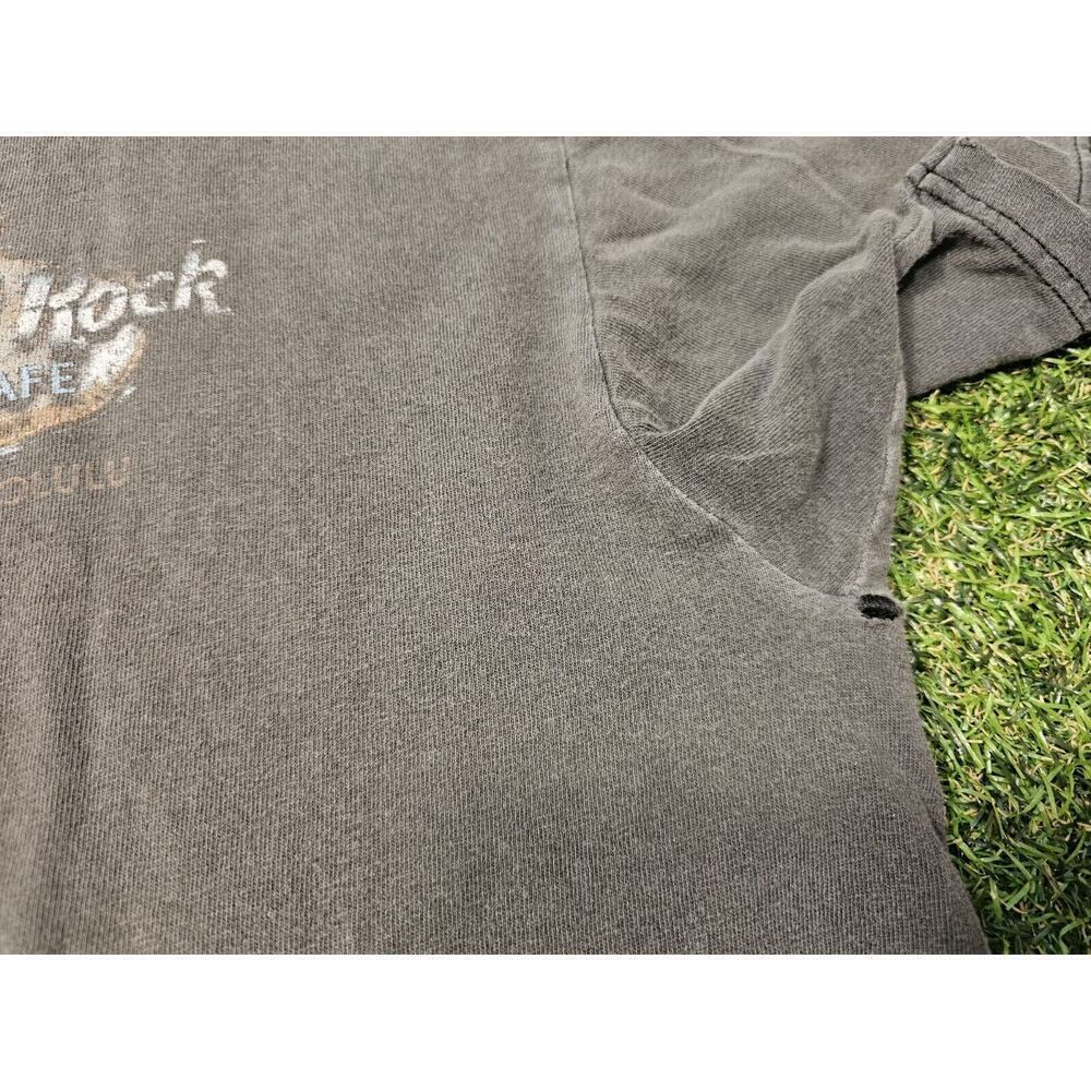 Vintage 1998 Hard Rock Cafe Kona Hawaii T-Shirt Size XL DISTRESSED Faded Fire - Picture 5 of 10